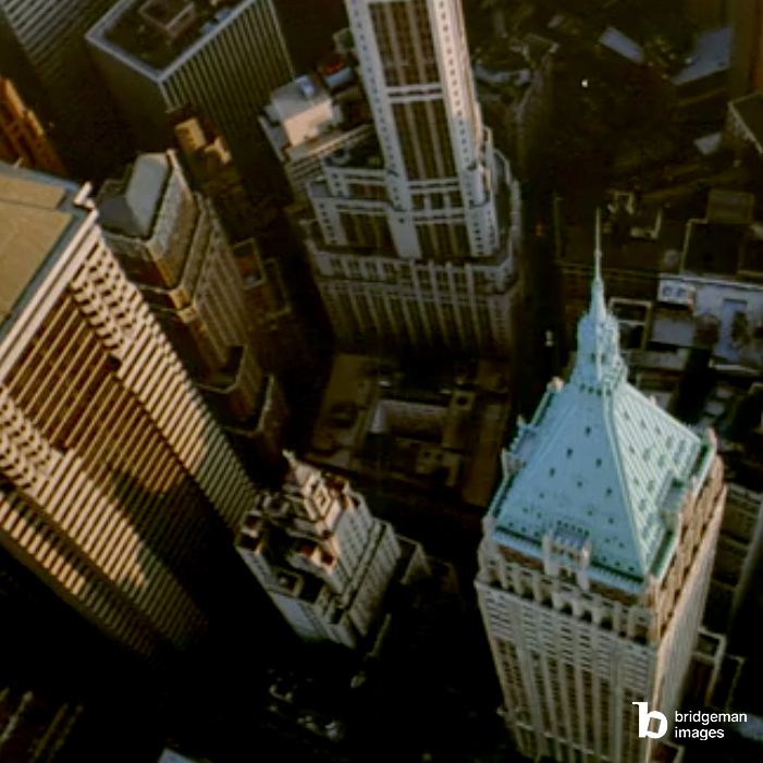 Architecture Images & Film - Spire of 40 Wall Street; Manhattan; New York; USA, c.1970s / DESIGN PICS (FOOTAGE COLLECTION) / Bridgeman Images