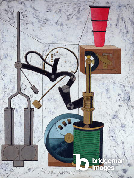 Parade Amoureuse, 1917 (oil on canvas), Francis Picabia, (1879-1953) / Private Collection / Bridgeman Images