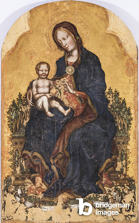 Madonna and Child Jesus angels Gentile da Fabriano National Gallery of Umbria Bridgeman Images