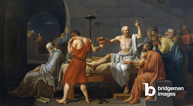 Suicide of Socrates :  an example of neoclassicsm art