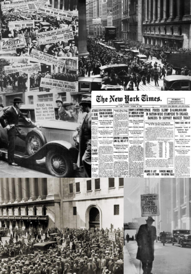 1920 images and photos of the 1920’s Black Tuesday Wall Street Crash