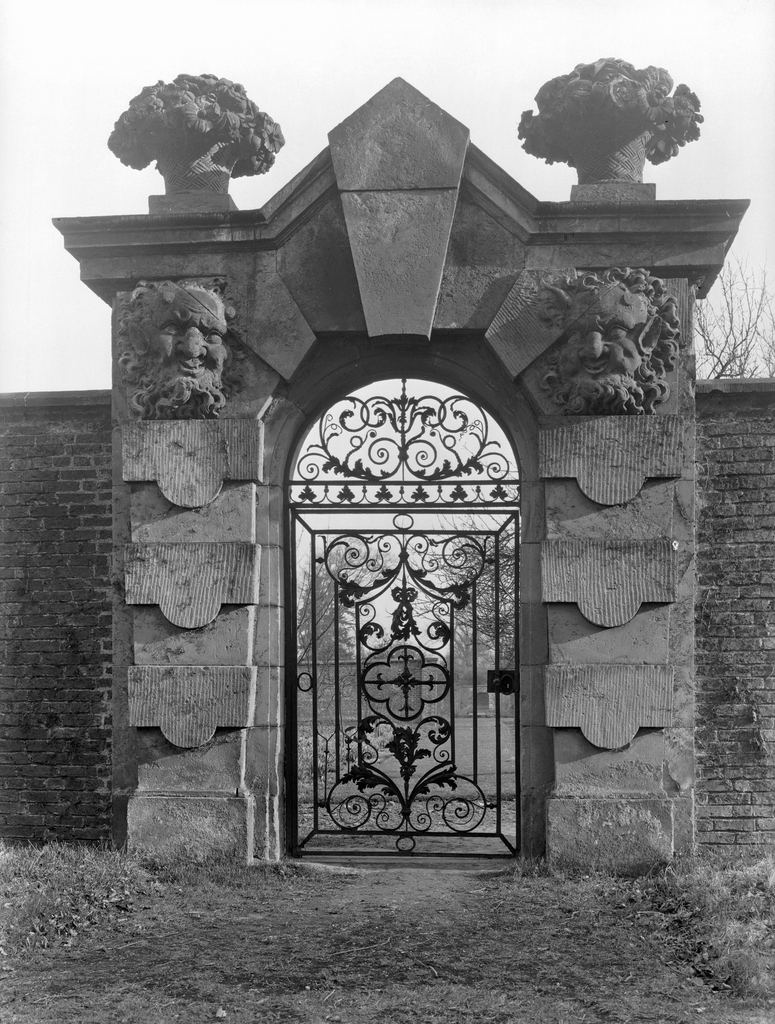 The Satyr Gateway into the walled garden at Castle Howard, North Yorkshire, from 'The Country Houses of Sir John Vanbrugh' by Jeremy Musson, published 2008 (b/w photo), English Photographer, (20th century) / © Country Life / Bridgeman Images
