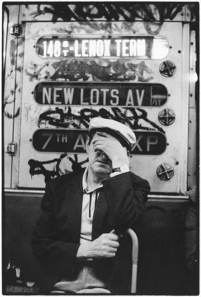 Neil Libbert: a witness to events. Bridgeman Collections Gems New York Subway, 1960 (b/w photo) / © Neil Libbert / Bridgeman Images