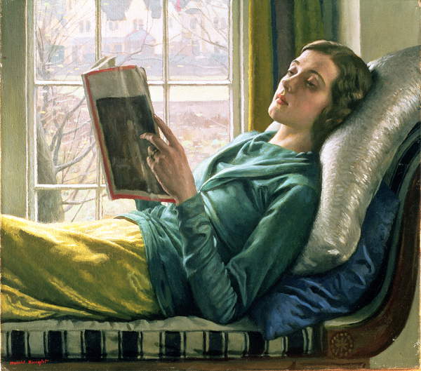 Girl reading, 1932, Harold Knight, (1874-1961) / Harris Museum and Art Gallery, Preston, Lancashire, UK / Bridgeman Images