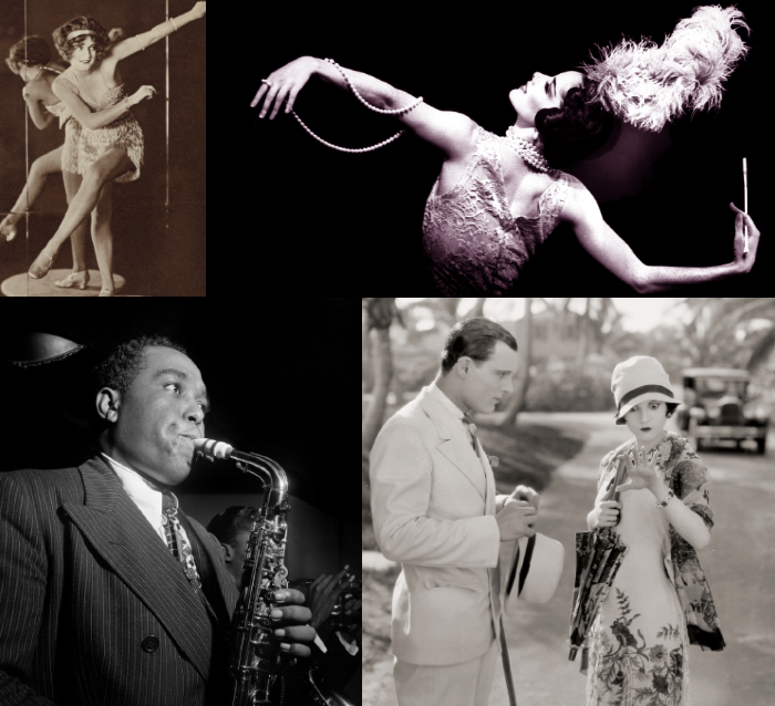  1920 images and photos of Jazz, Charleston & flappers