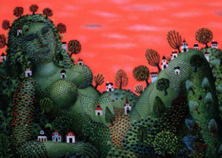 Summer, 1981 (oil on canvas), by Tamas Galambos
