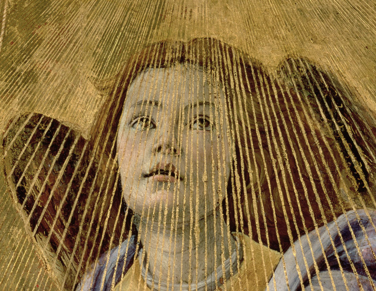 Angel, from the 'Coronation of the Virgin', Sandro Botticelli / Galleria degli Uffizi, Florence, Italy / Bridgeman Images 