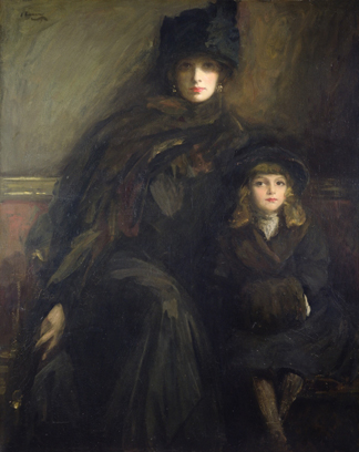Mother and Child, 1909 (oil on canvas) by Sir John Lavery