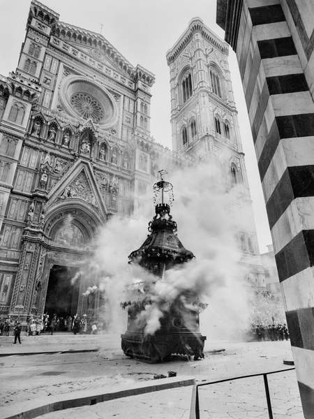 explosion of the cart on Easter Sunday when Florence was Italy's capital